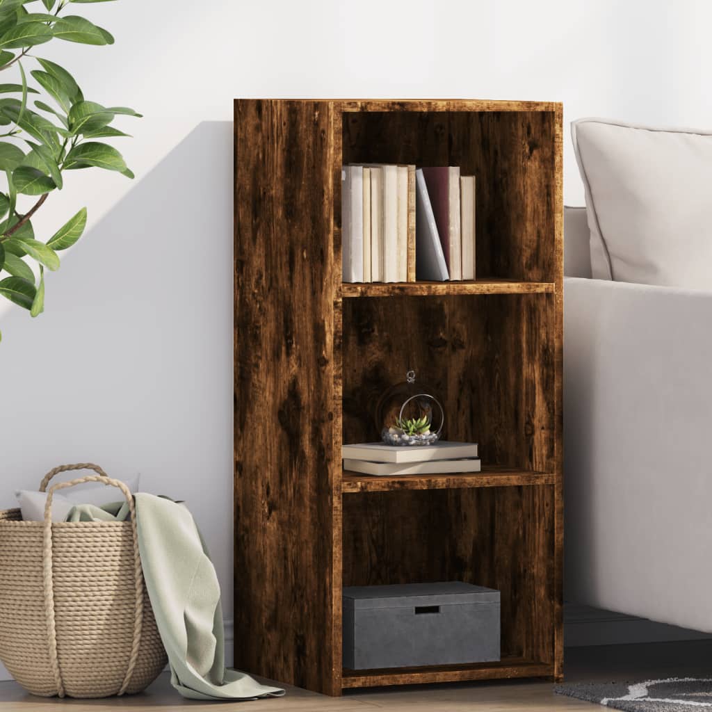 Sideboard, smoked oak, 40x41x93cm, engineered wood