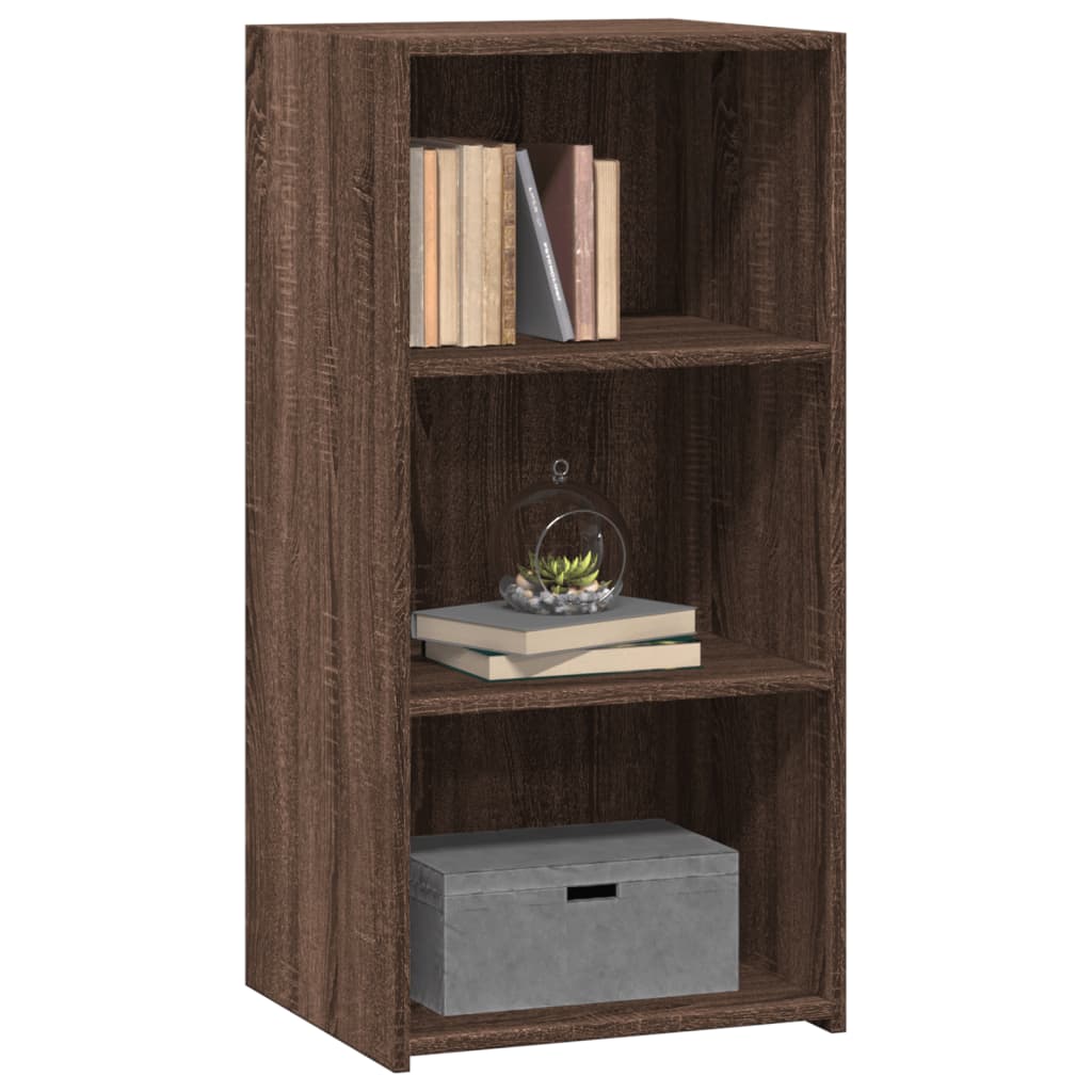 Sideboard, brown oak, 45x41x93cm, engineered wood