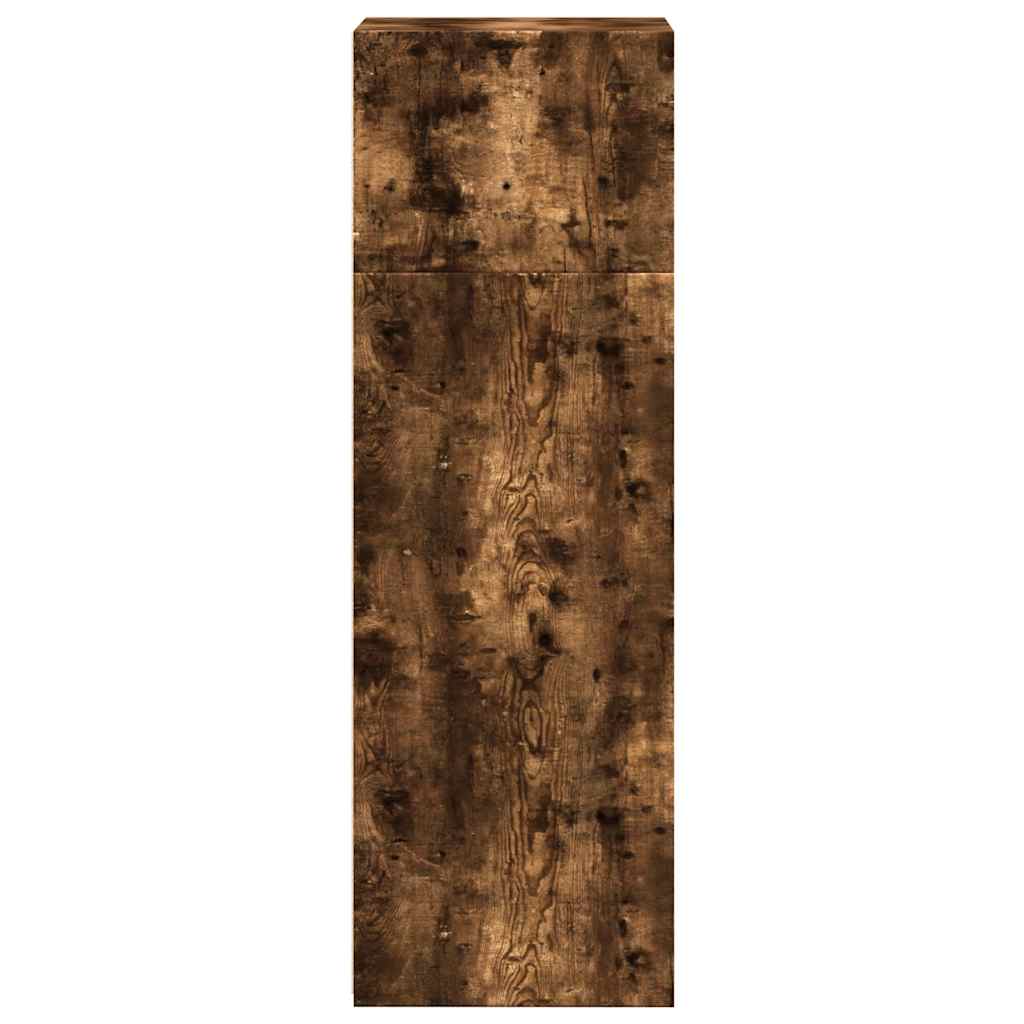 Kumode, dūmu ozola krāsā, 40x41x124cm, apstrādāta koksne