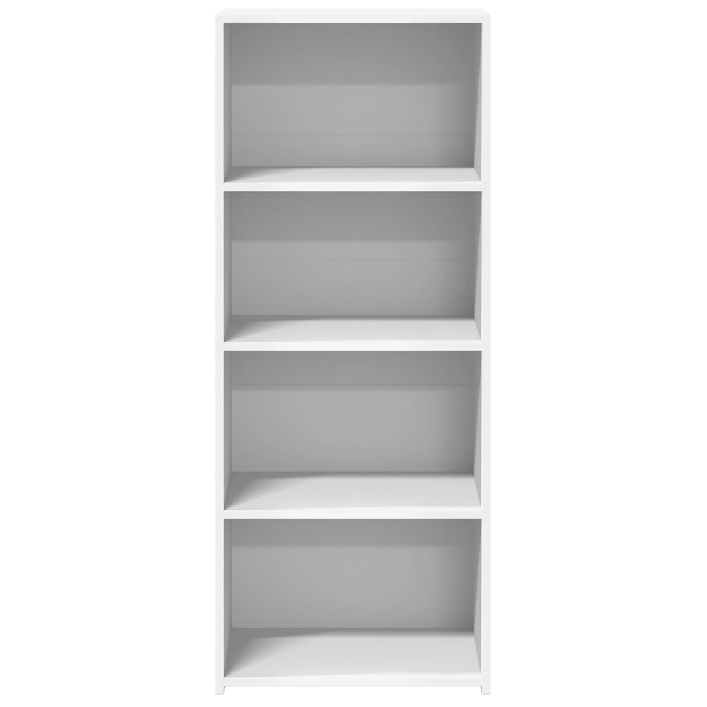 Chest of drawers, white, 50x41x124cm, engineered wood