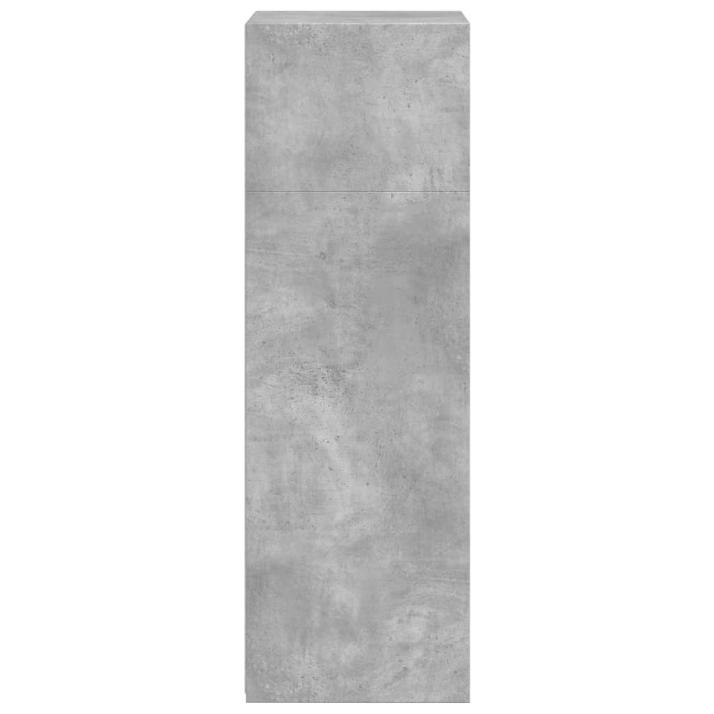 Komoda, betono pilkos spalvos, 50x41x124cm, apdirbta mediena