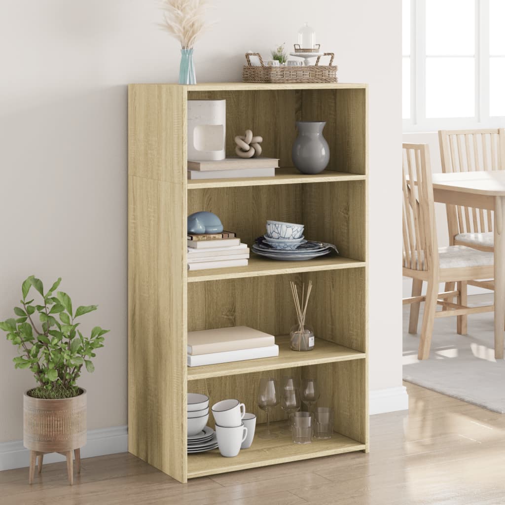 Chest of drawers, Sonoma oak, 70x41x124cm, engineered wood