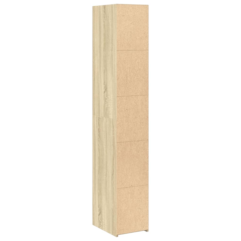 Chest of drawers, Sonoma oak, 30x41x185cm, engineered wood