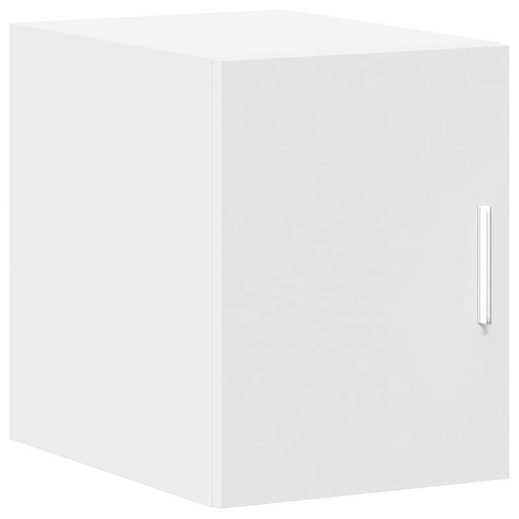 Narrow storage cabinet, white, 30x42.5x225cm, wood