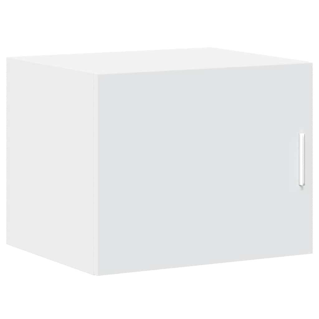 Narrow storage cabinet, white, 50x42.5x225cm, wood
