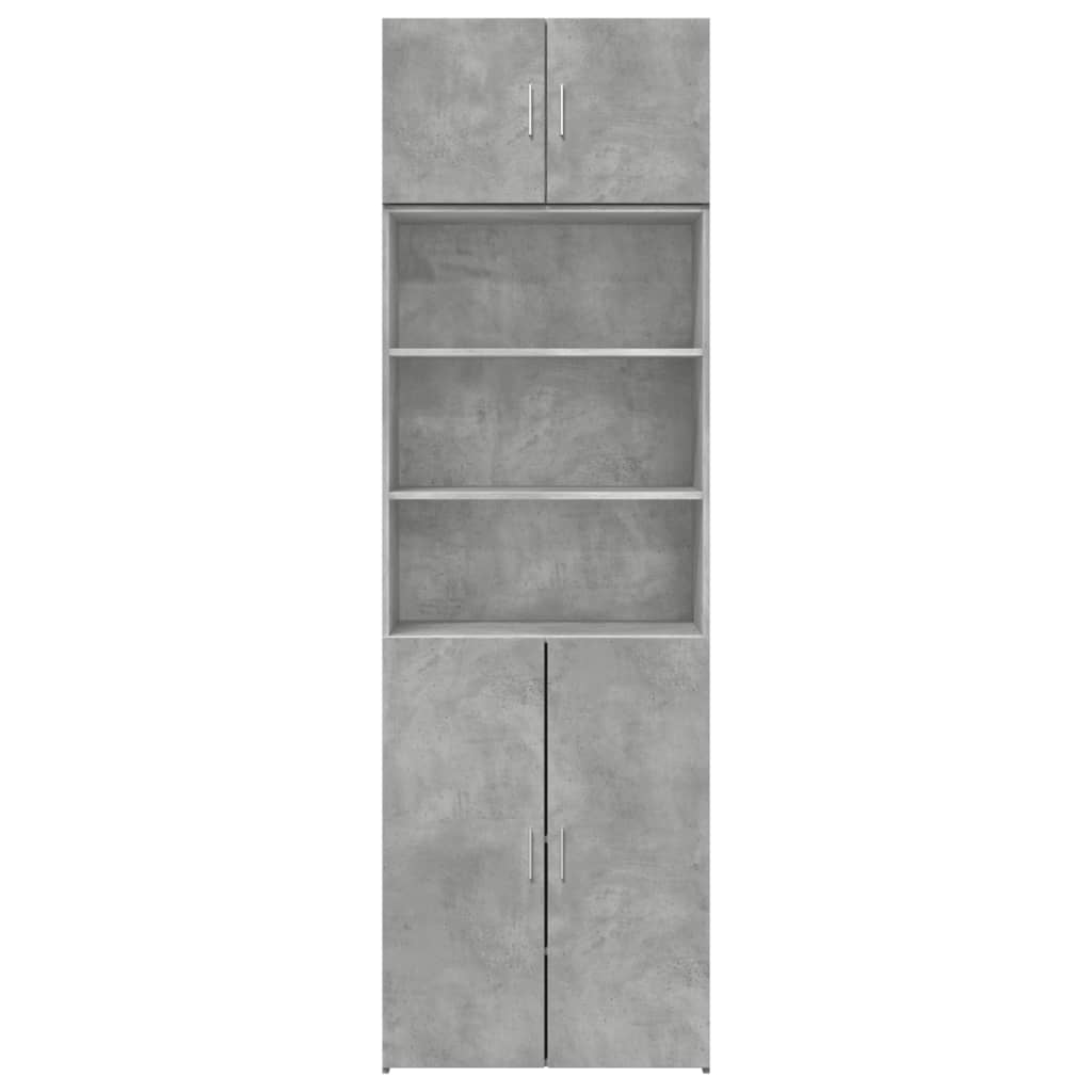 Spintelė daiktams, betono, 70x42,5x225cm, apdirbta mediena