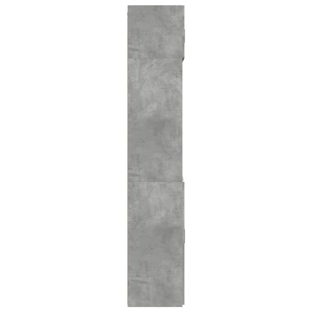 Spintelė daiktams, betono, 70x42,5x225cm, apdirbta mediena