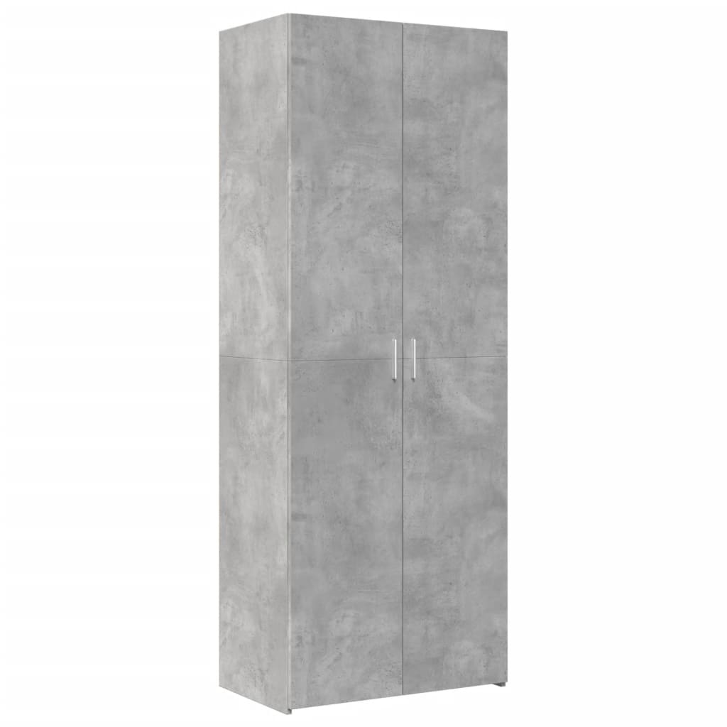 Spintelė daiktams, betono, 70x42,5x225cm, apdirbta mediena