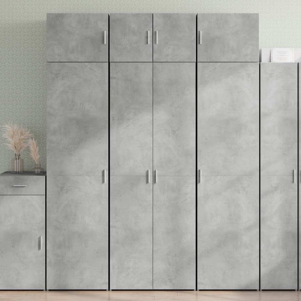 Spintelė daiktams, betono, 70x42,5x225cm, apdirbta mediena