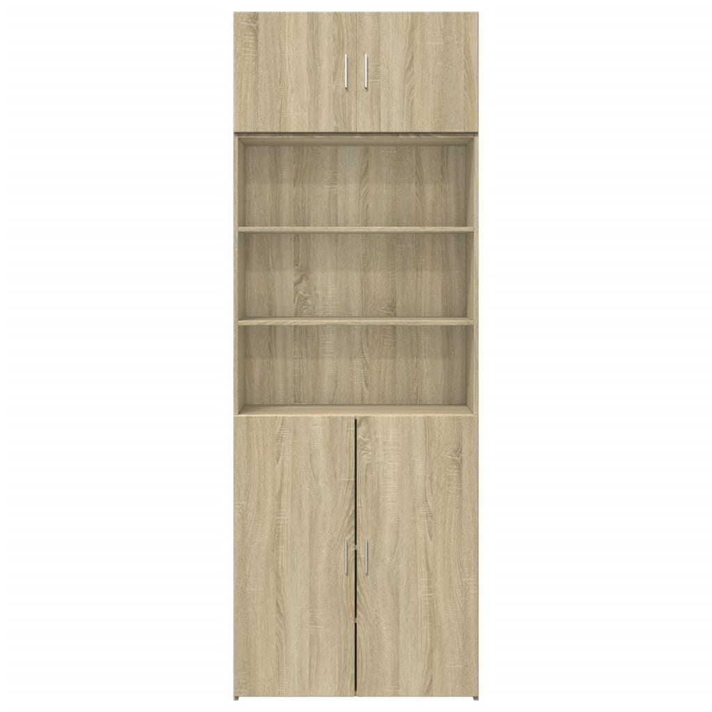 Cabinet for belongings, oak, 80x42.5x225cm, treated wood