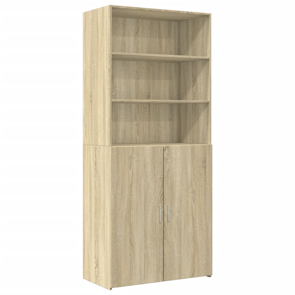 Cabinet for belongings, oak, 80x42.5x225cm, treated wood
