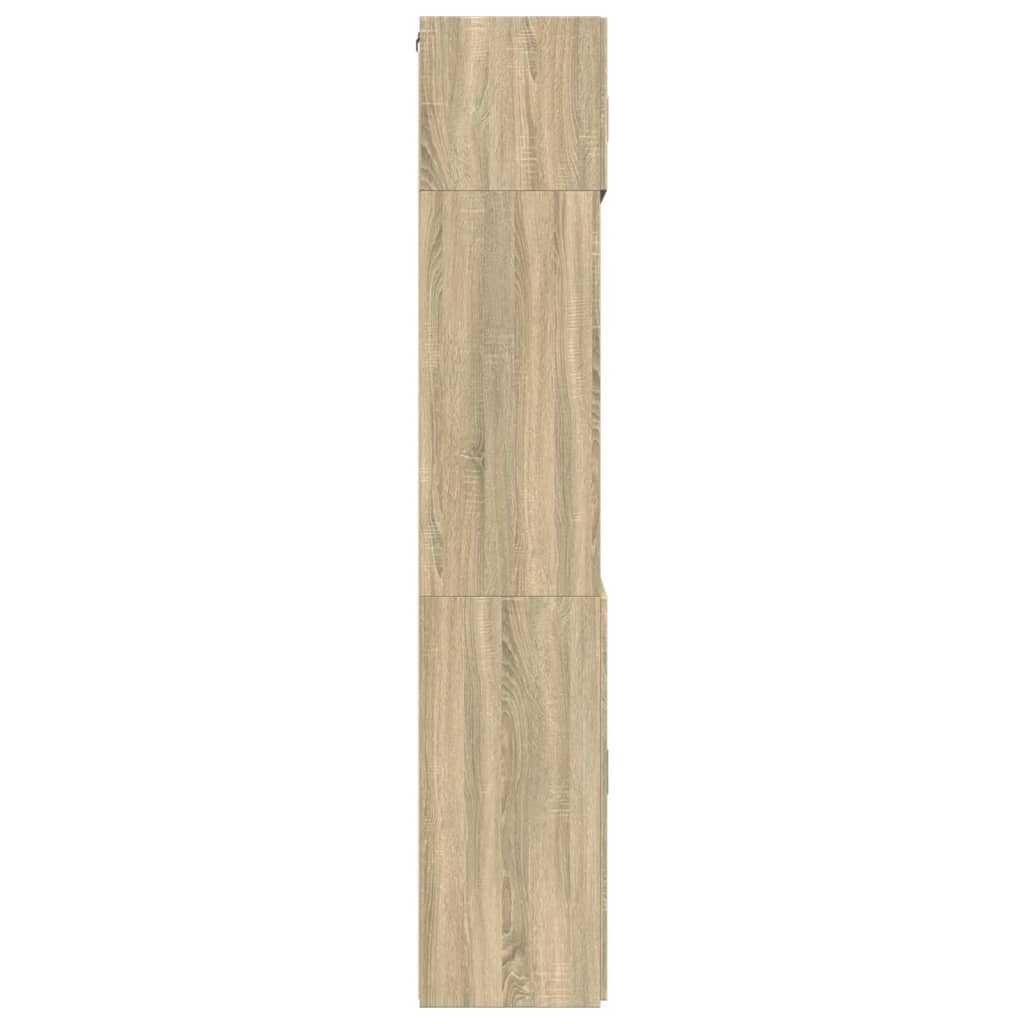 Cabinet for belongings, oak, 80x42.5x225cm, treated wood