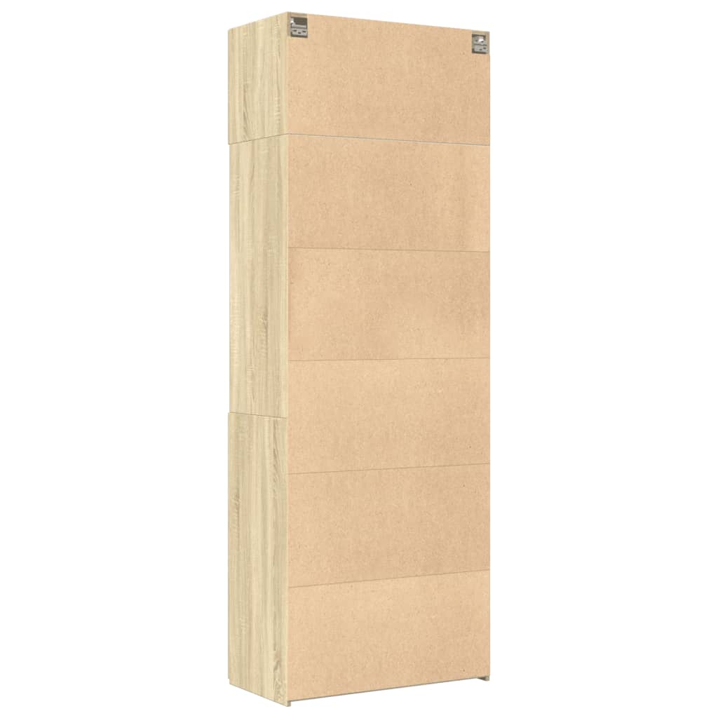 Cabinet for belongings, oak, 80x42.5x225cm, treated wood
