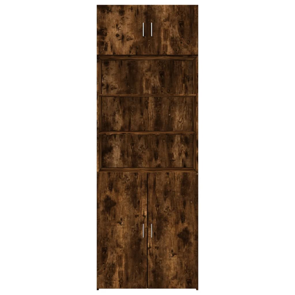 Cabinet for items, smoky, 80x42.5x225cm, treated wood