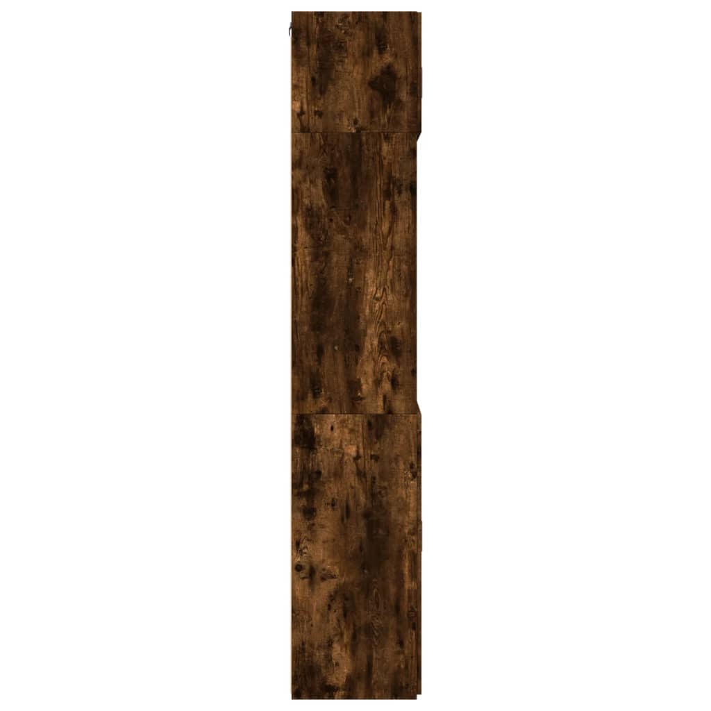 Cabinet for items, smoky, 80x42.5x225cm, treated wood