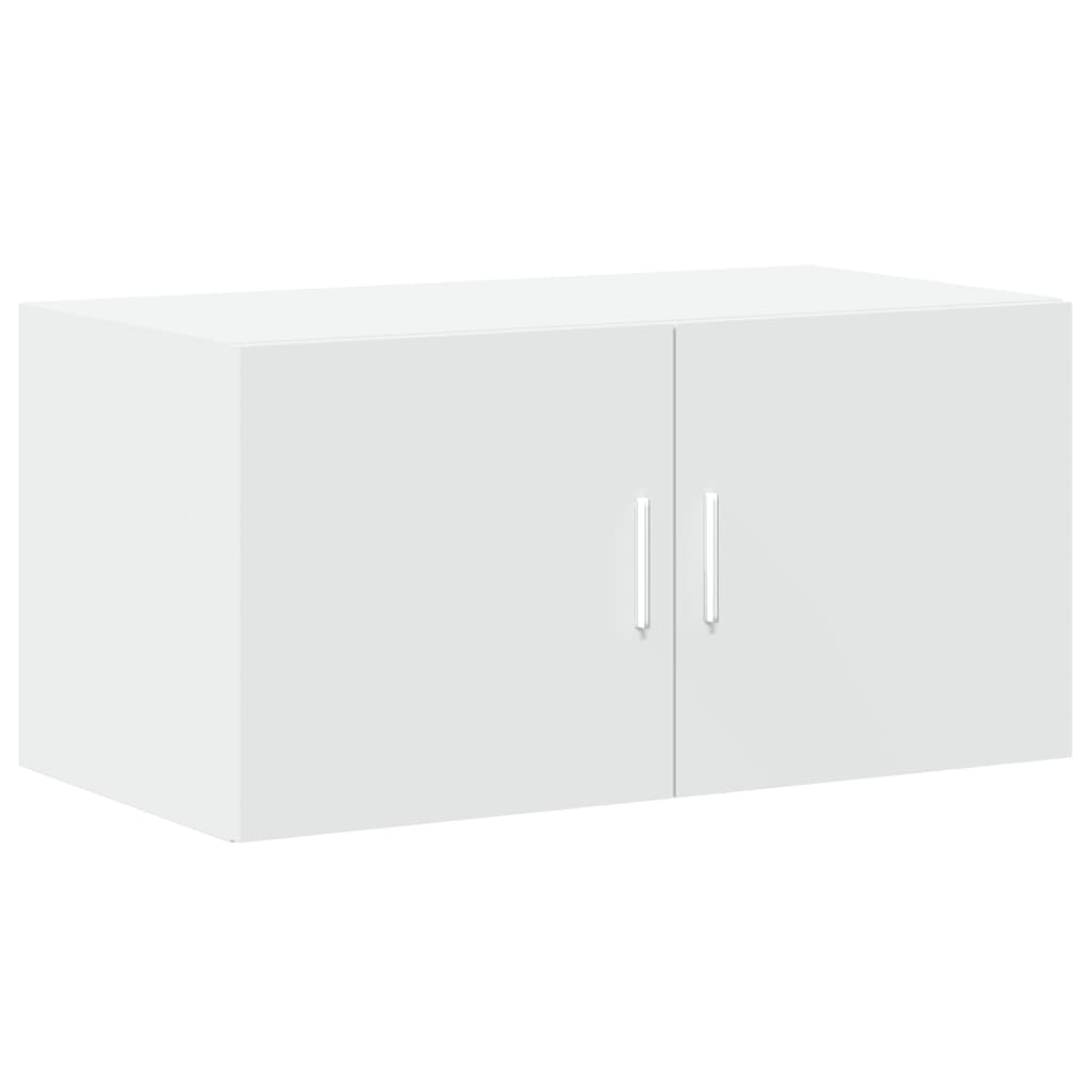 Cabinet, white, 80x42.5x225cm, engineered wood