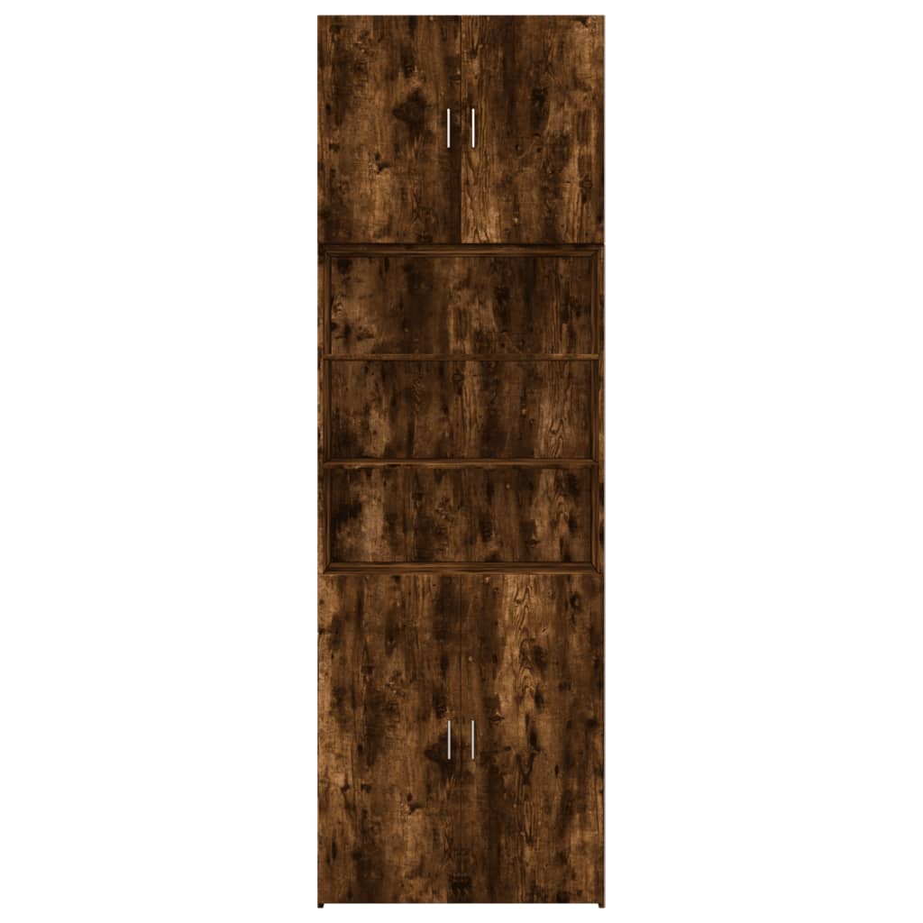 Kumode, dūmu ozolkoka krāsā, 80x42,5x249cm, apstrādāta koksne