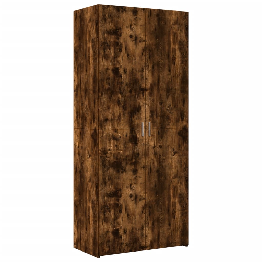 Chest of drawers, smoke oak, 80x42.5x249cm, engineered wood