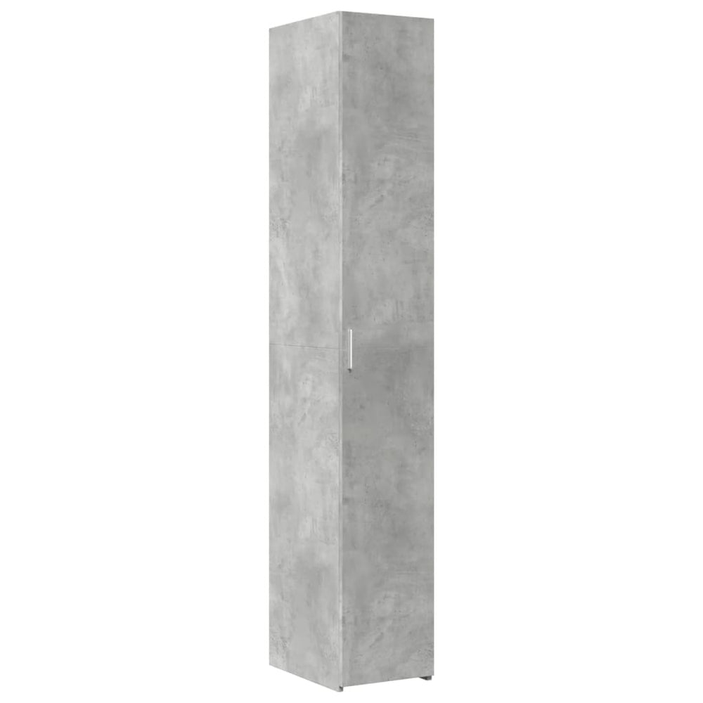 Komoda, betono pilkos spalvos, 30x42,5x185cm, apdirbta mediena