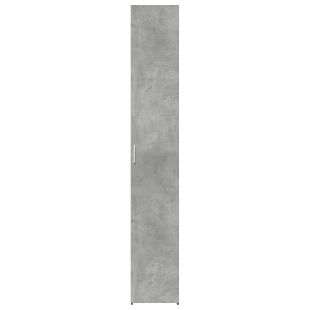 Komoda, betono pilkos spalvos, 30x42,5x185cm, apdirbta mediena