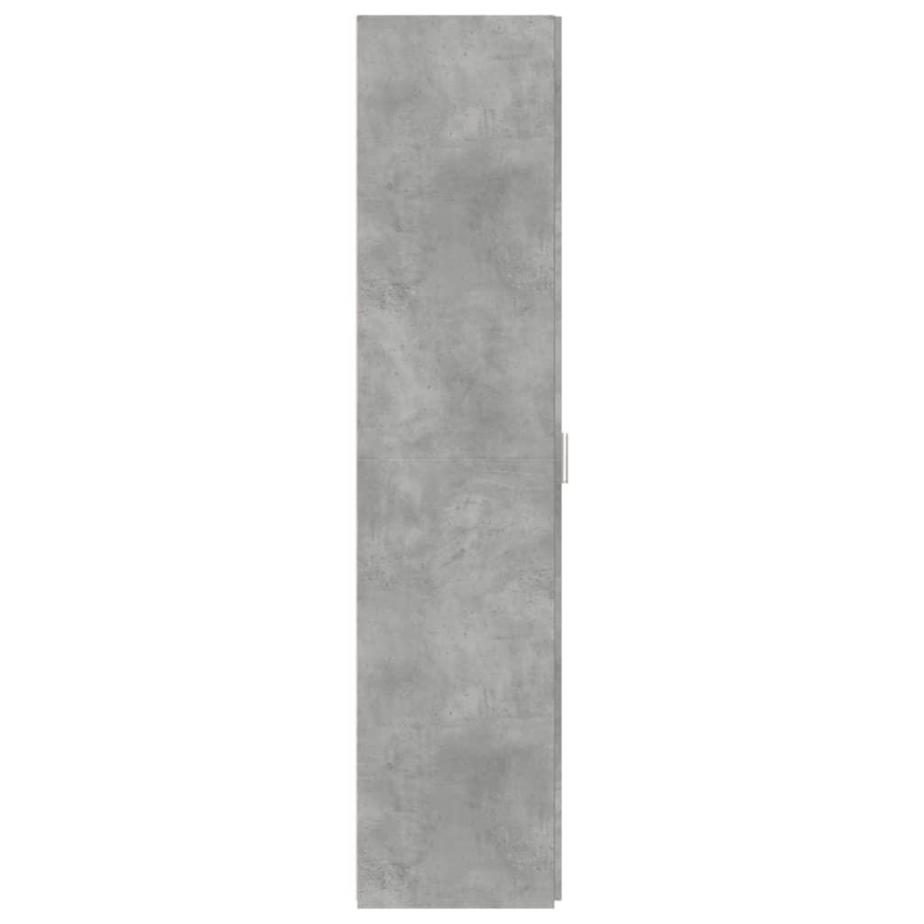 Komoda, betono pilkos spalvos, 30x42,5x185cm, apdirbta mediena