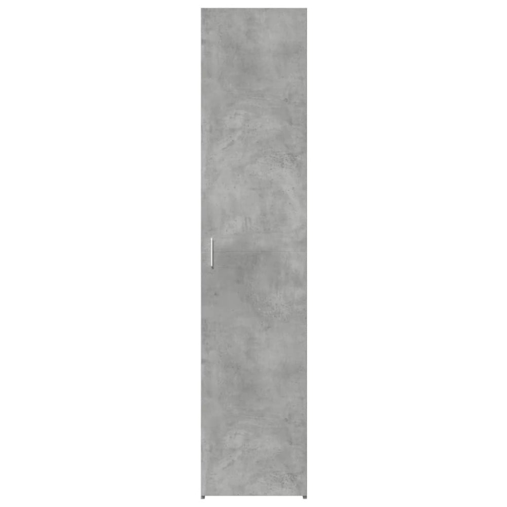 Komoda, betono pilkos spalvos, 40x42,5x185cm, apdirbta mediena