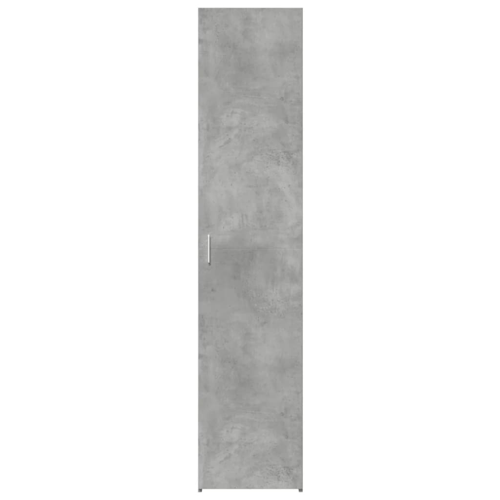 Komoda, betono pilkos spalvos, 40x42,5x185cm, apdirbta mediena