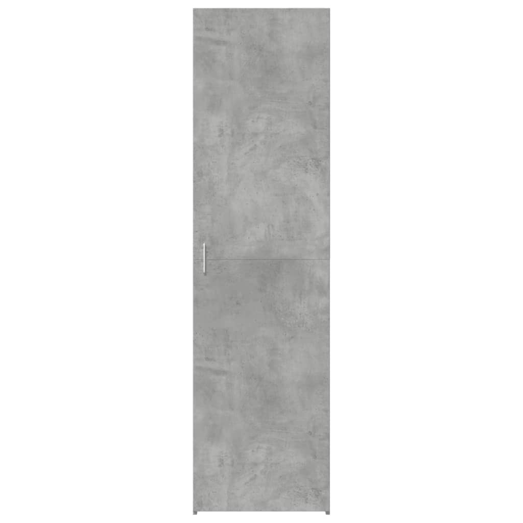 Komoda, betono pilkos spalvos, 50x42,5x185cm, apdirbta mediena