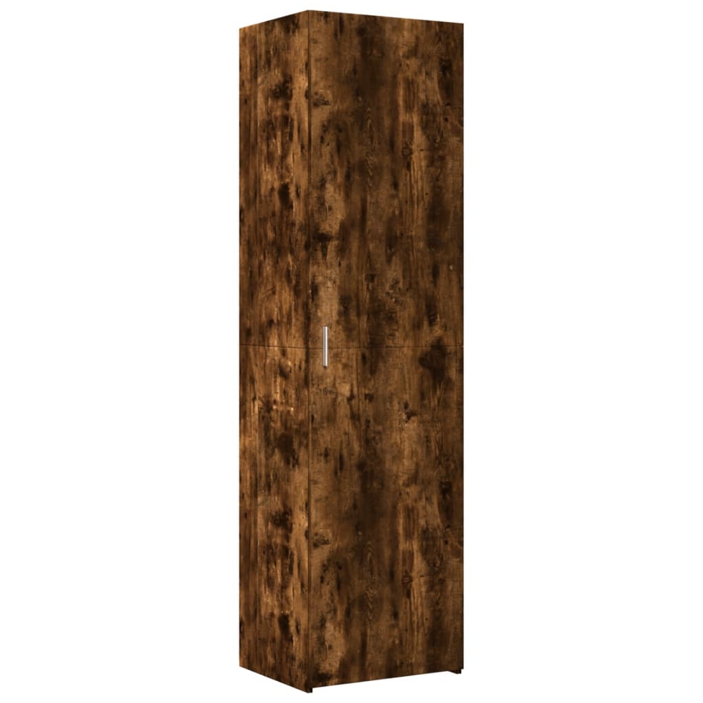 Komoda, dūminio ąžuolo spalvos, 50x42,5x185cm, apdirbta mediena