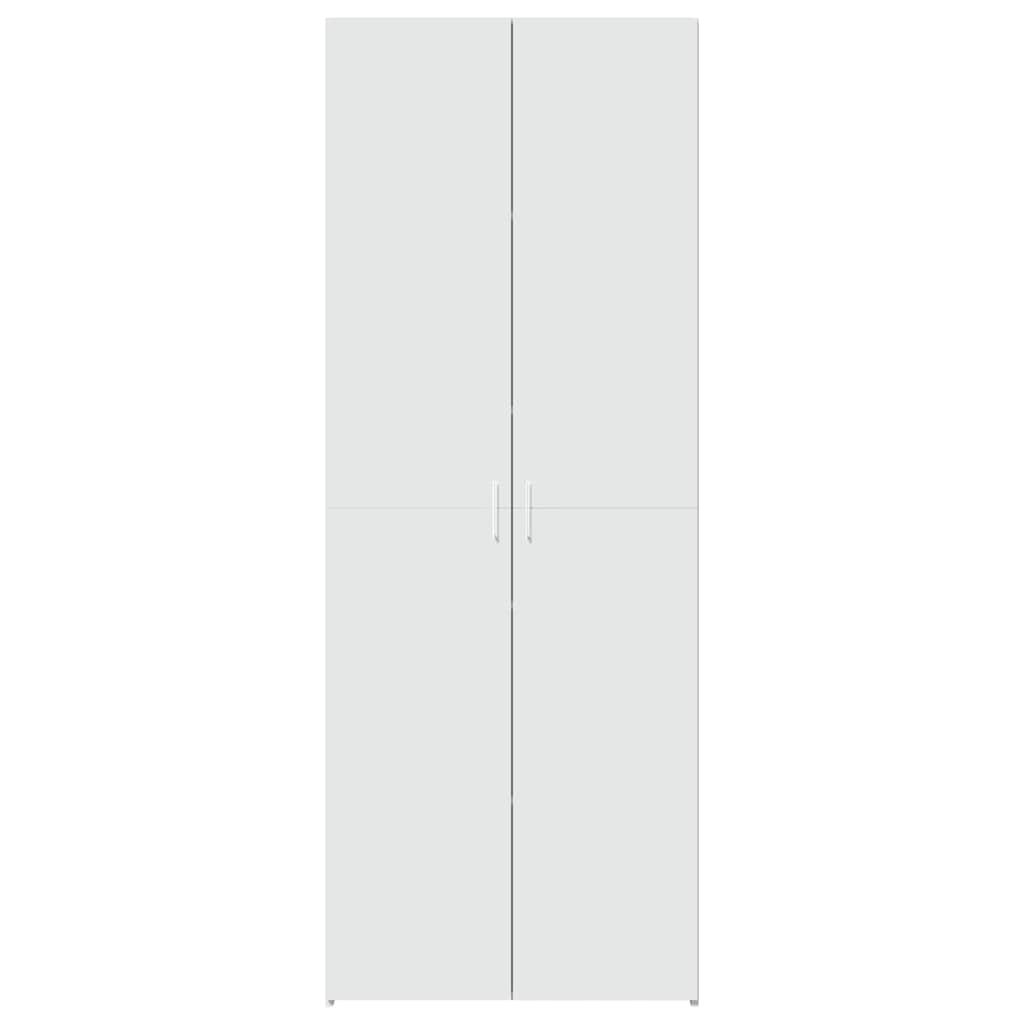Komoda, baltos spalvos, 70x42,5x185cm, apdirbta mediena