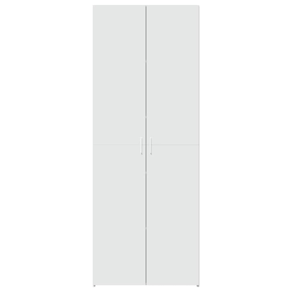 Komoda, baltos spalvos, 70x42,5x185cm, apdirbta mediena