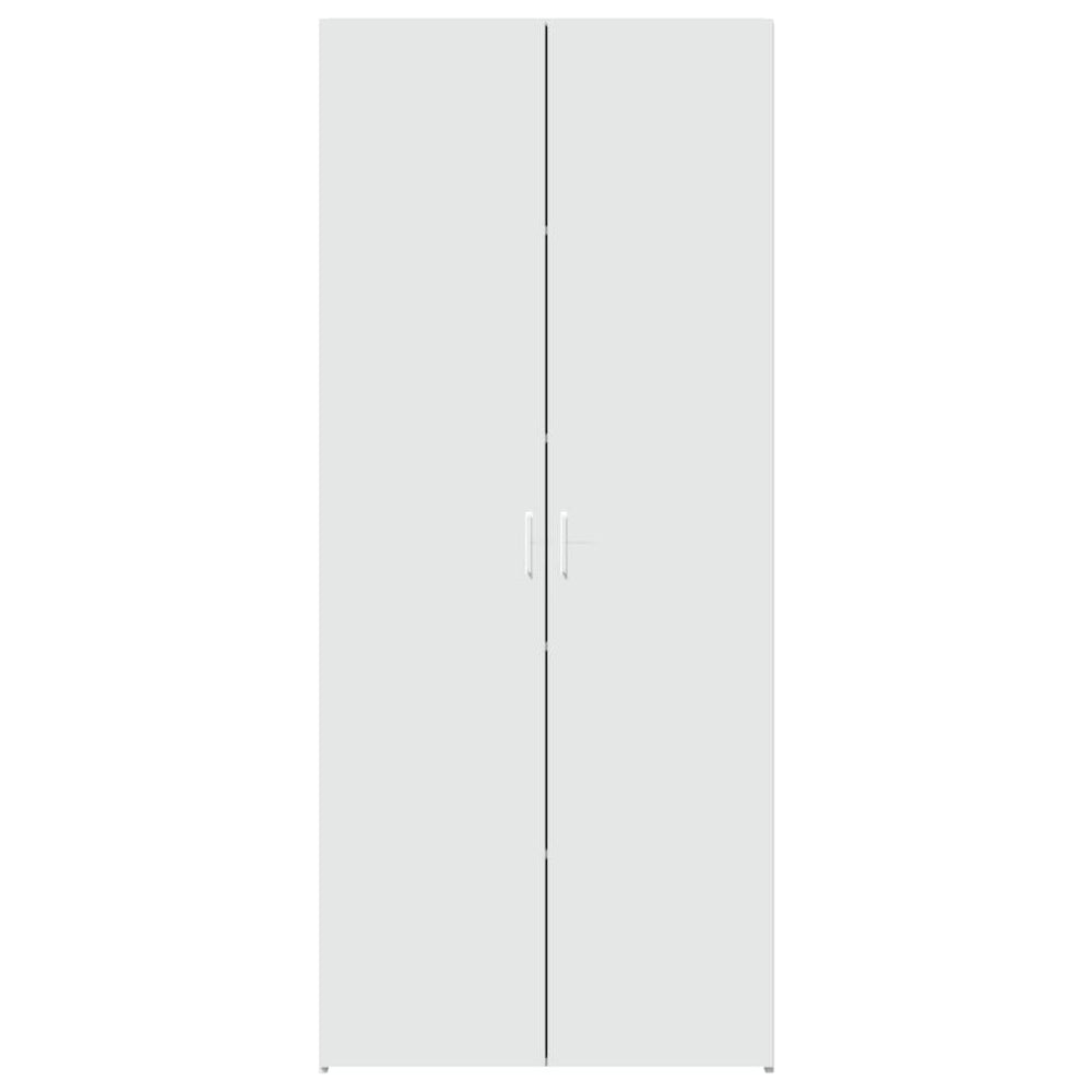 Komoda, baltos spalvos, 80x42,5x185cm, apdirbta mediena