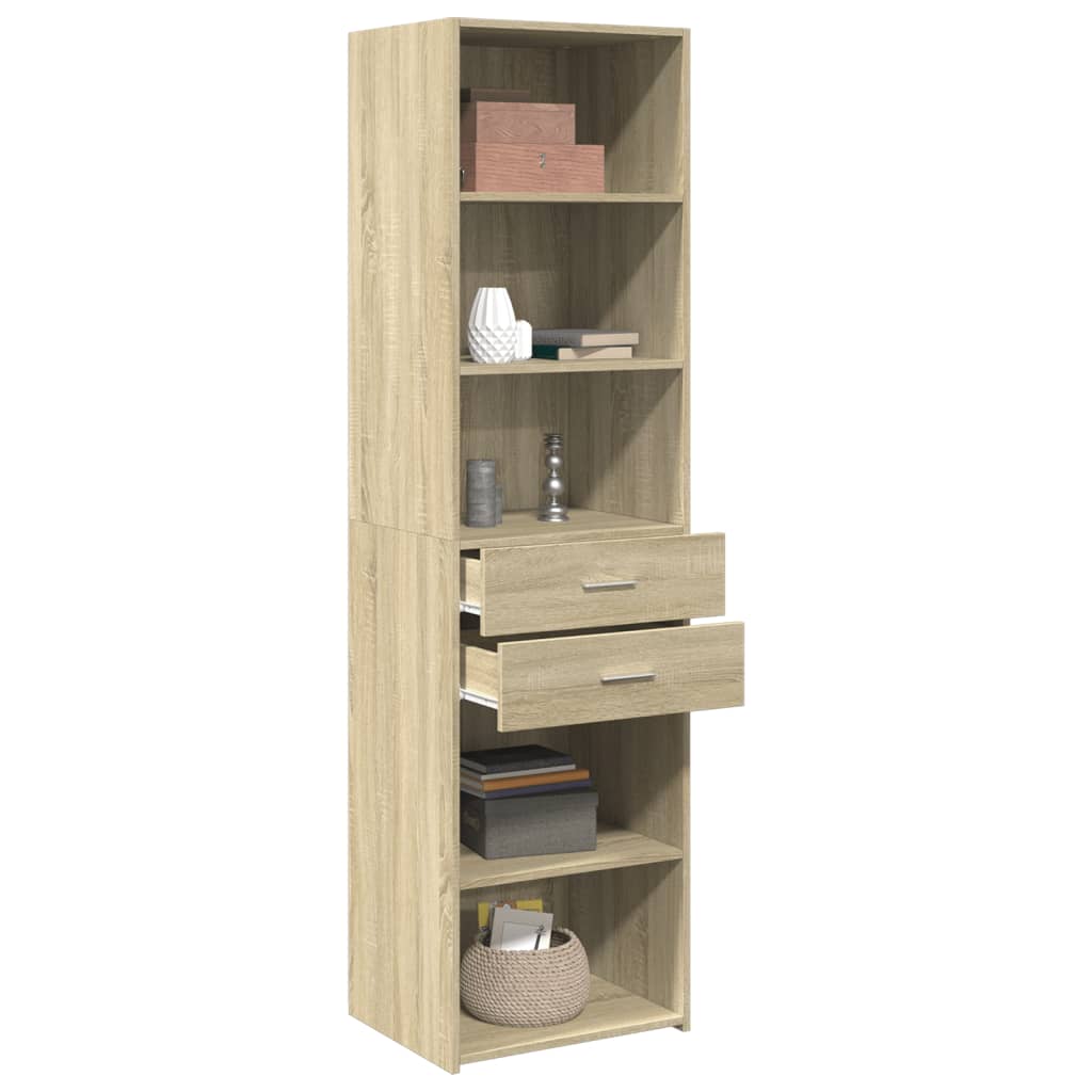 Chest of drawers, Sonoma oak, 50x42.5x185cm, engineered wood