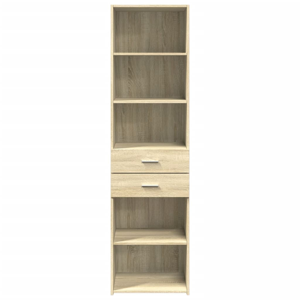 Chest of drawers, Sonoma oak, 50x42.5x185cm, engineered wood