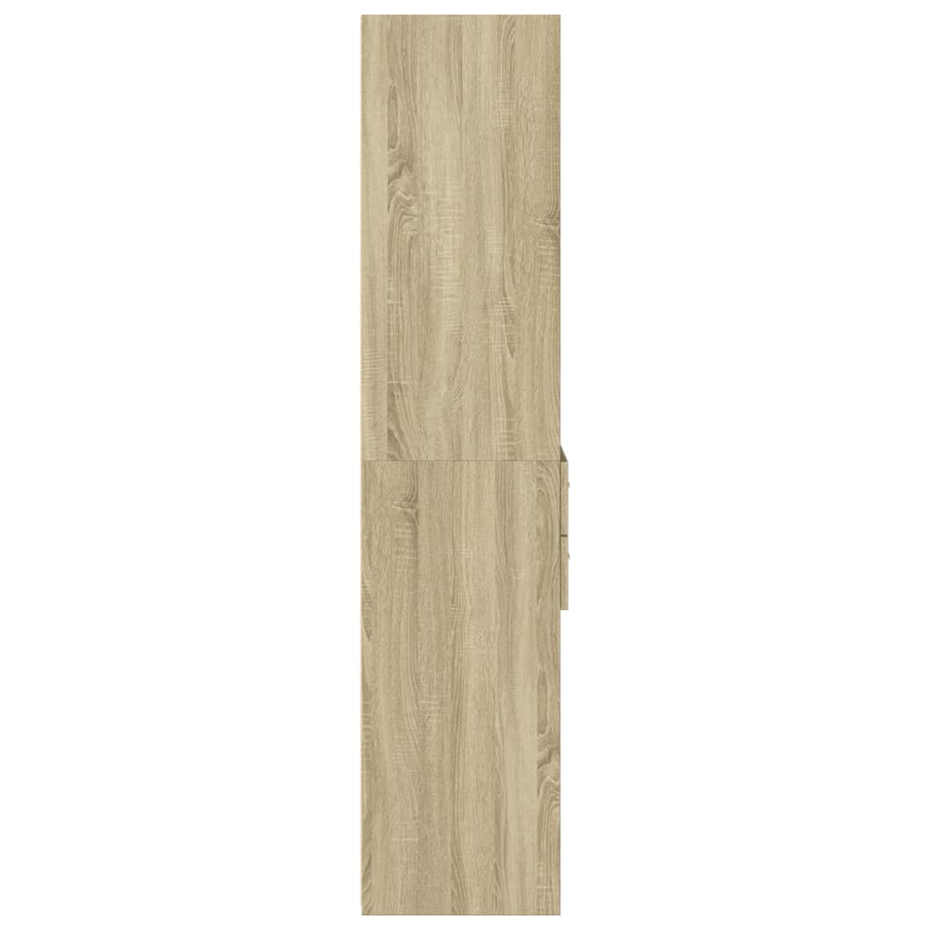 Chest of drawers, Sonoma oak, 50x42.5x185cm, engineered wood
