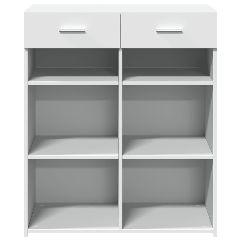 Sideboard, white, 80x42.5x93cm, engineered wood