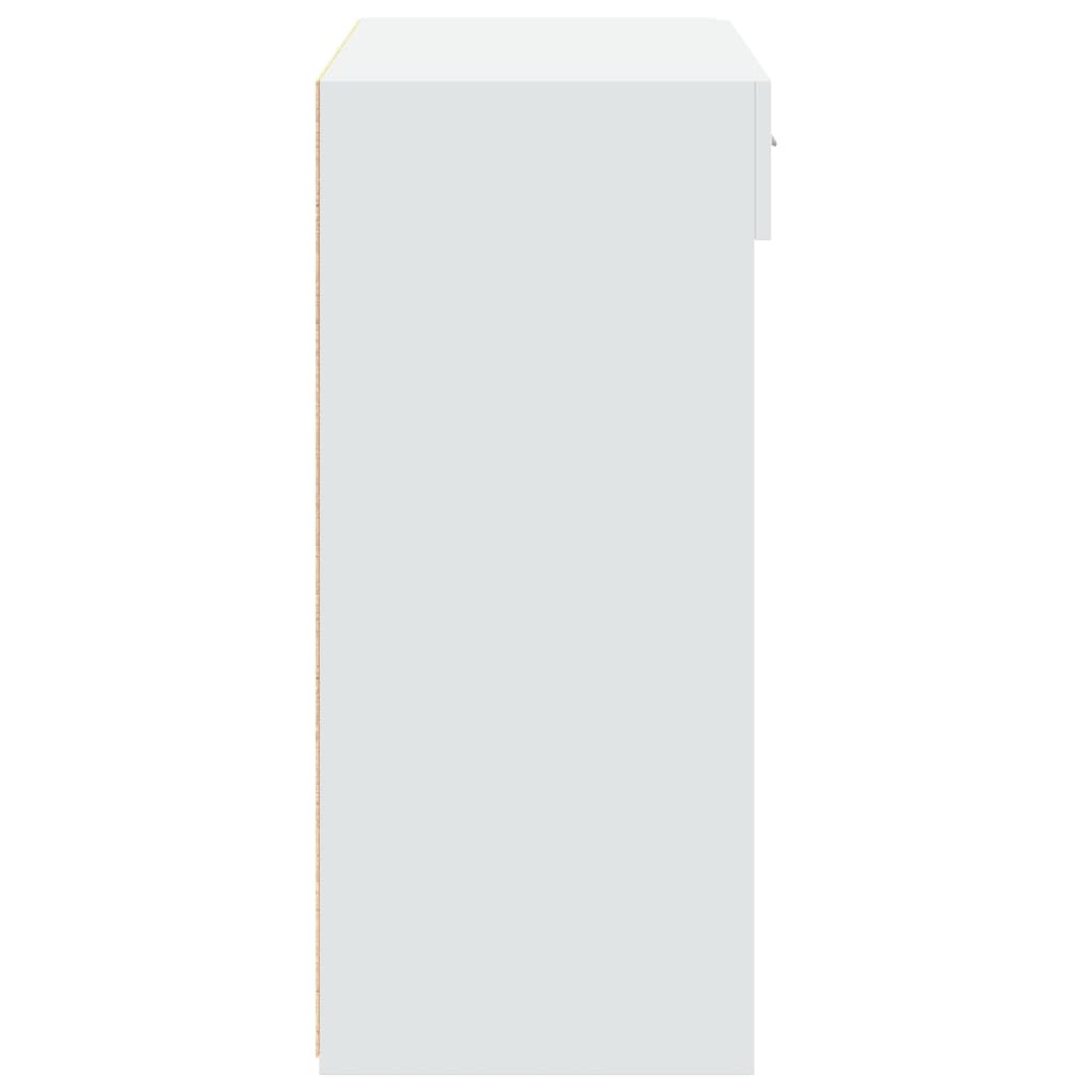 Sideboard, white, 80x42.5x93cm, engineered wood