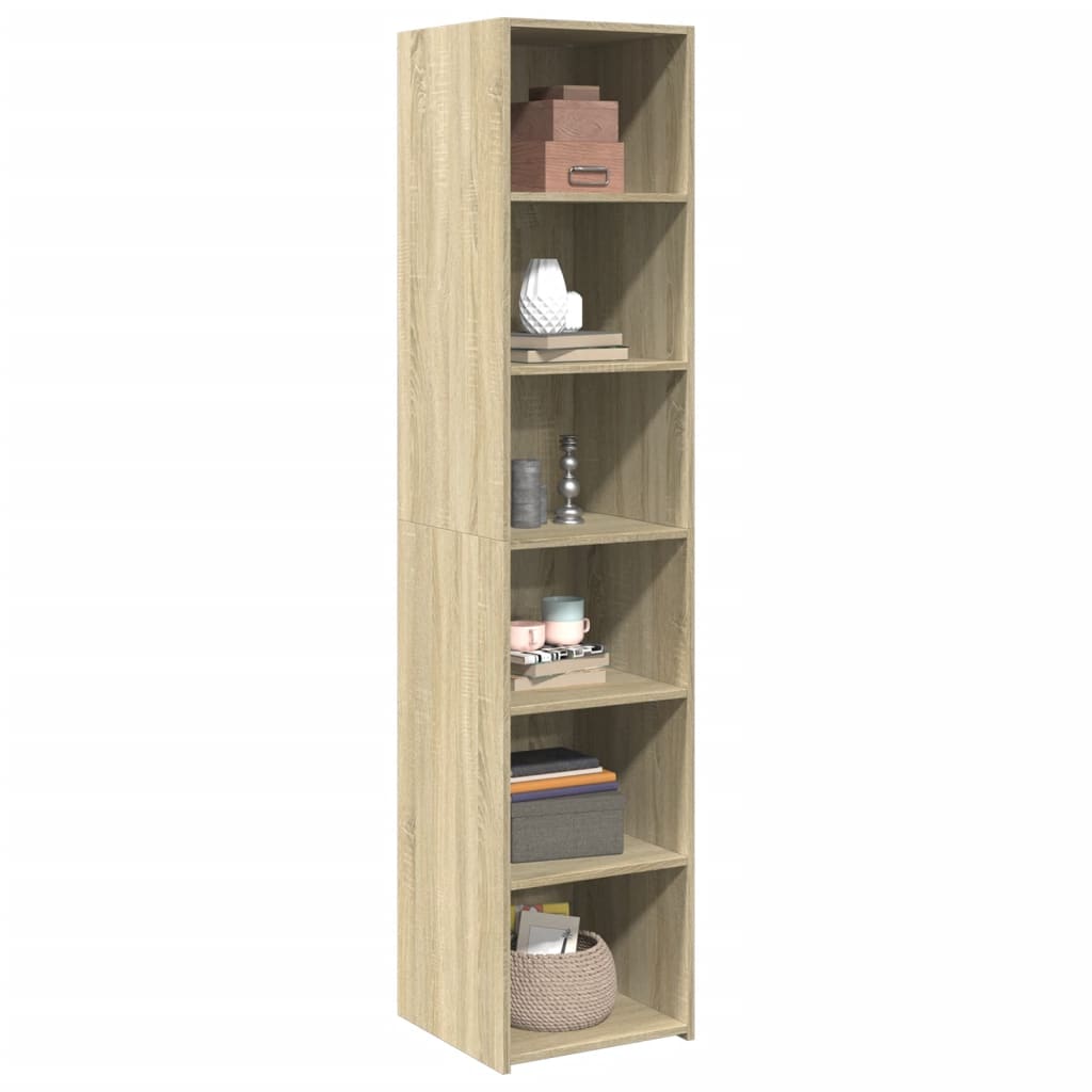 Chest of drawers, Sonoma oak, 40x41x185cm, engineered wood