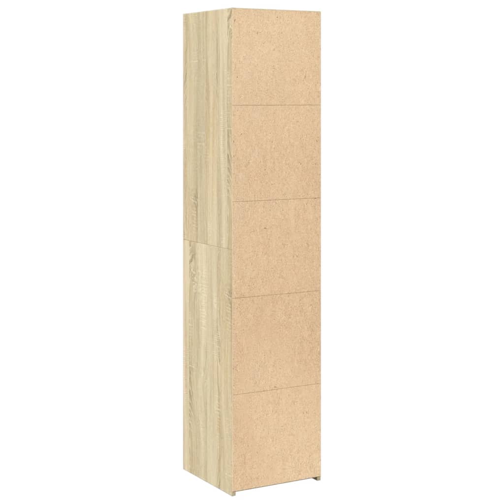 Chest of drawers, Sonoma oak, 40x41x185cm, engineered wood