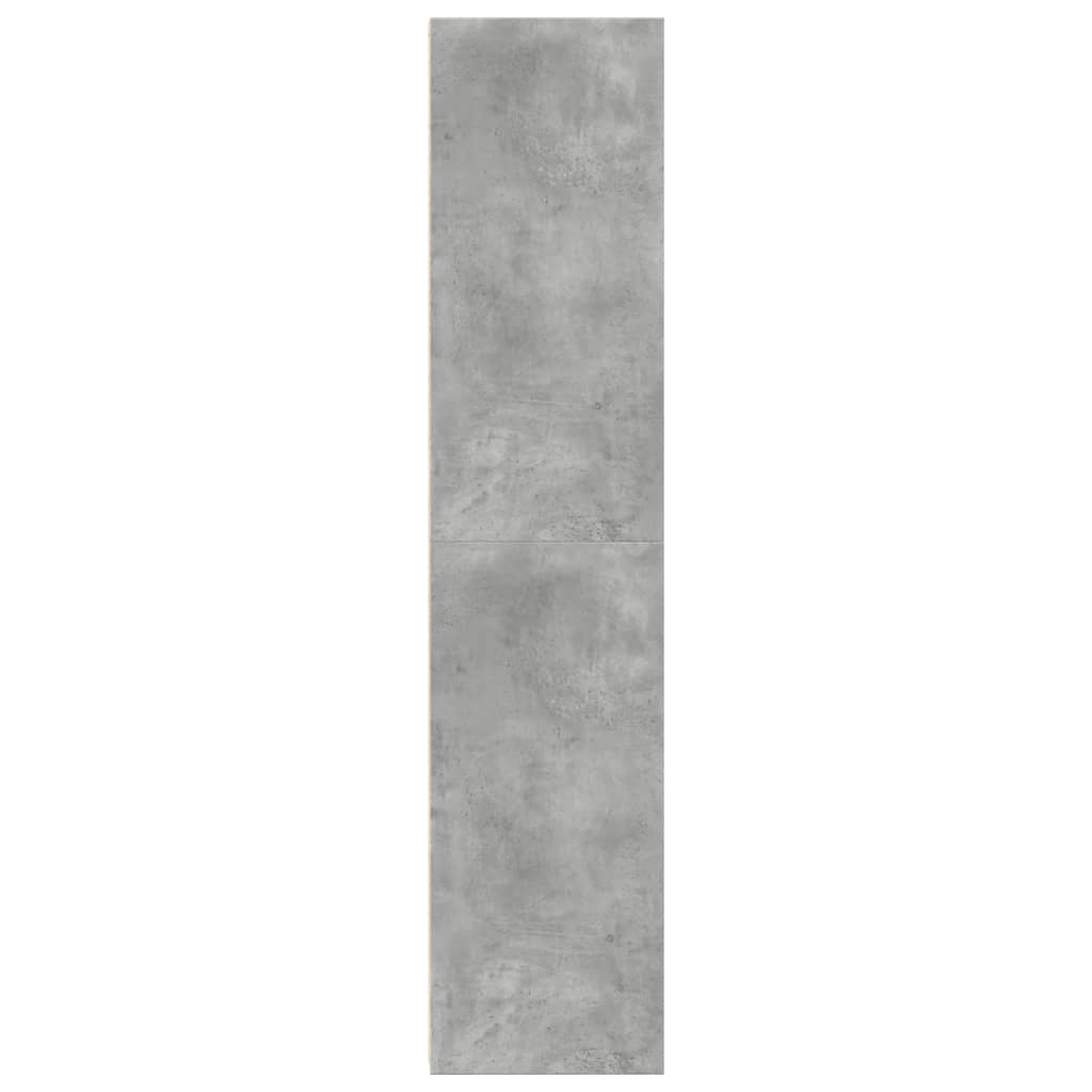 Komoda, betono pilkos spalvos, 45x41x185cm, apdirbta mediena