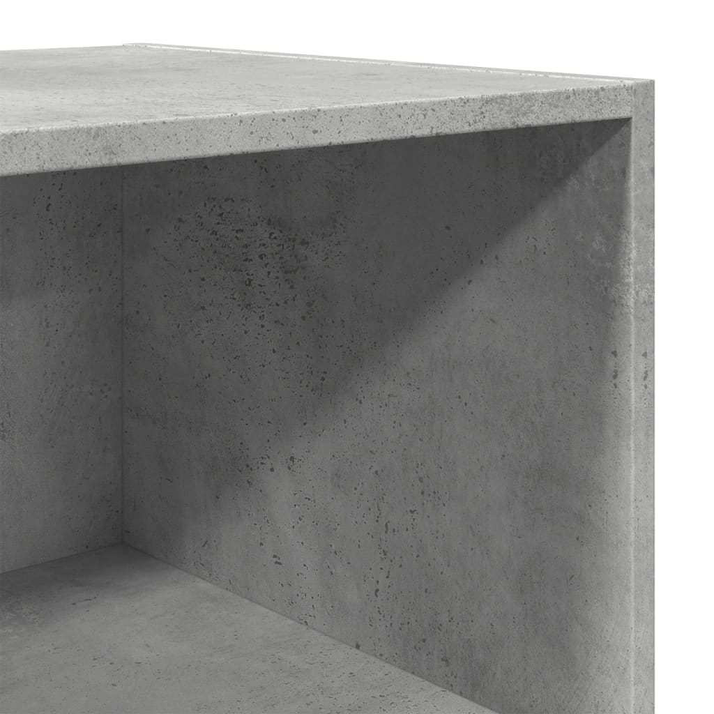 Komoda, betono pilkos spalvos, 45x41x185cm, apdirbta mediena