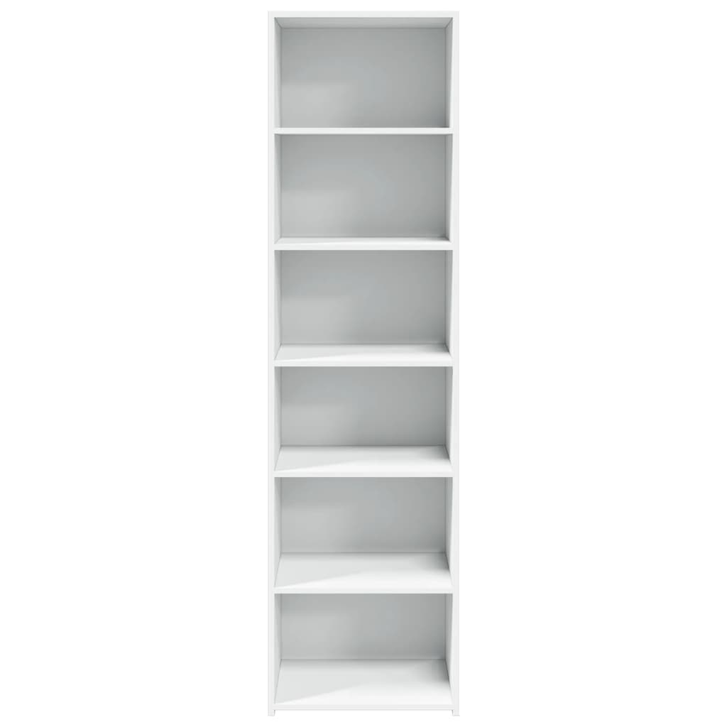 Chest of drawers, white, 50x41x185cm, engineered wood