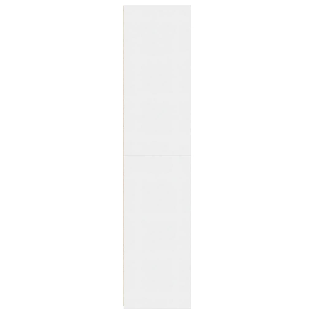 Chest of drawers, white, 50x41x185cm, engineered wood