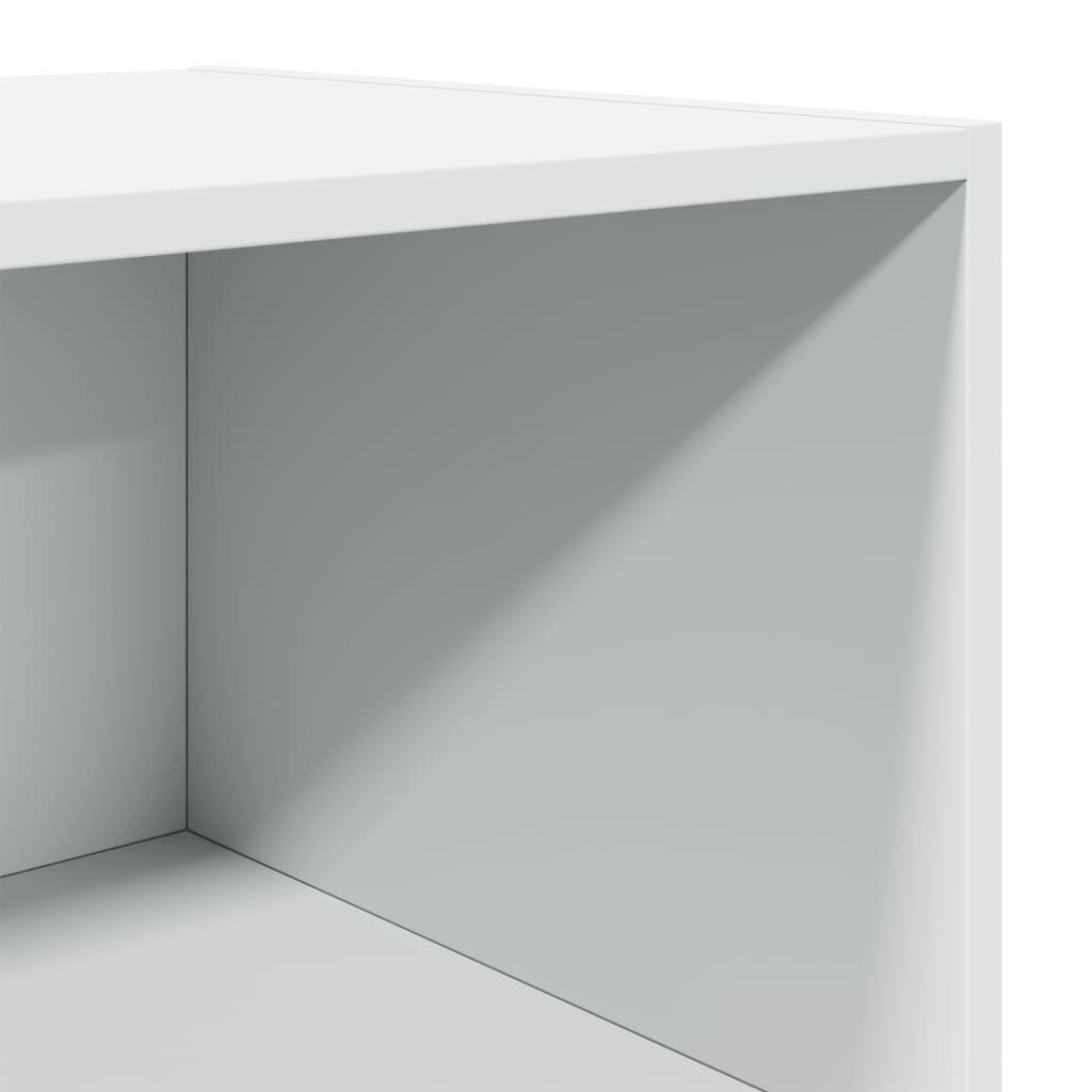 Chest of drawers, white, 50x41x185cm, engineered wood