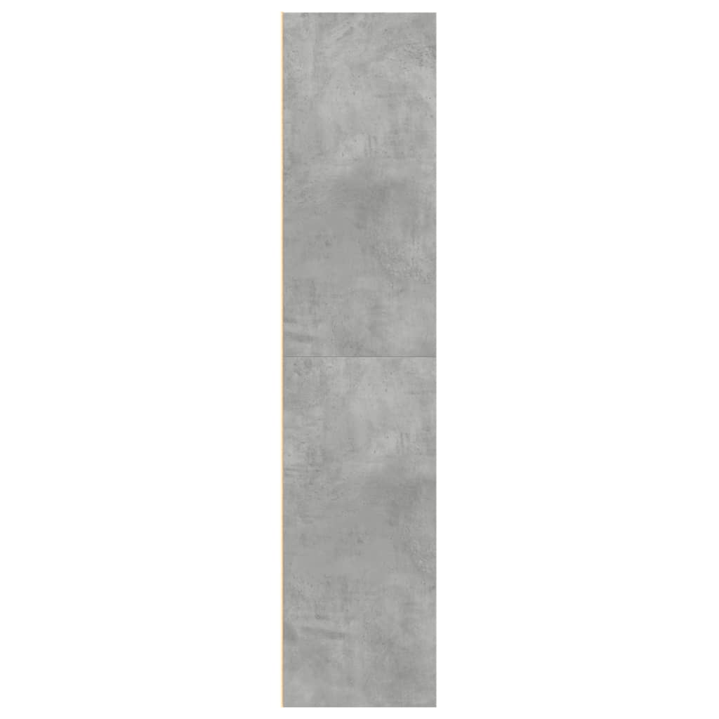 Kumode, betona pelēka, 70x41x185cm, apstrādāta koksne