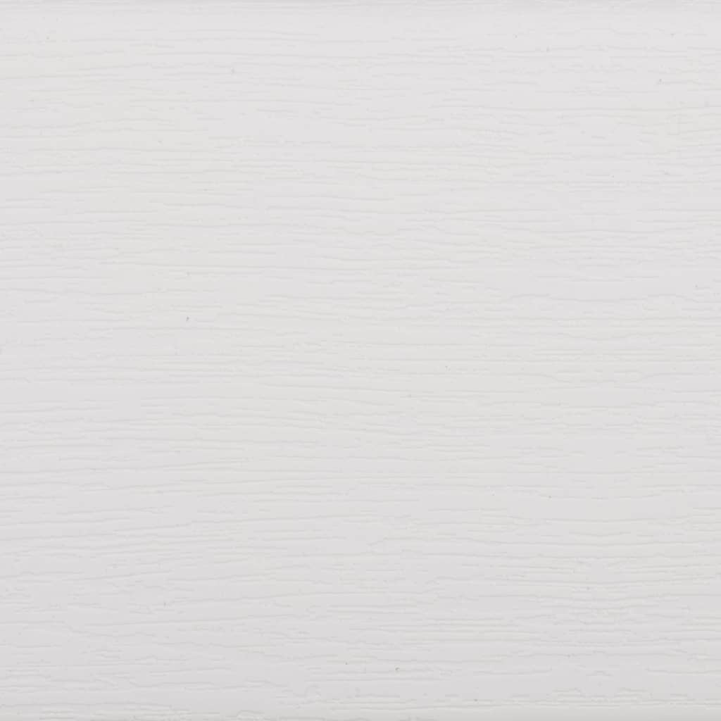 Garden bench, white, 110x52x71cm, polypropylene