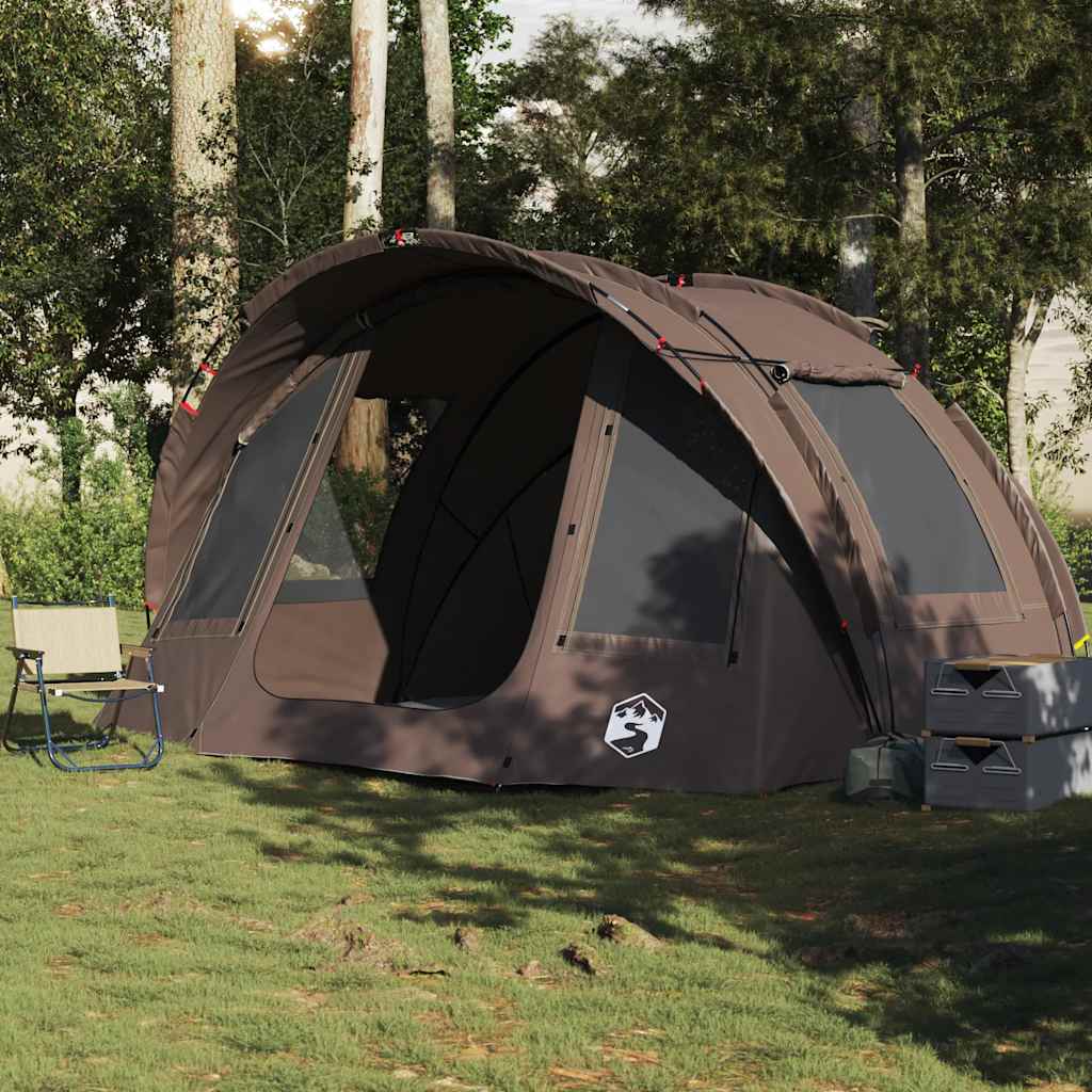 Fishing tent, brown, two-person, waterproof