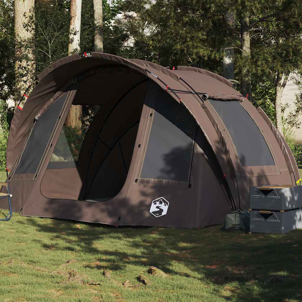 Fishing tent, brown, two-person, waterproof