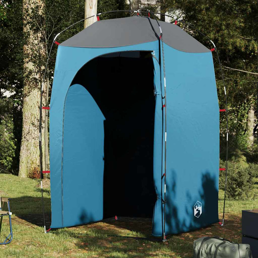 Shower tent, blue, waterproof