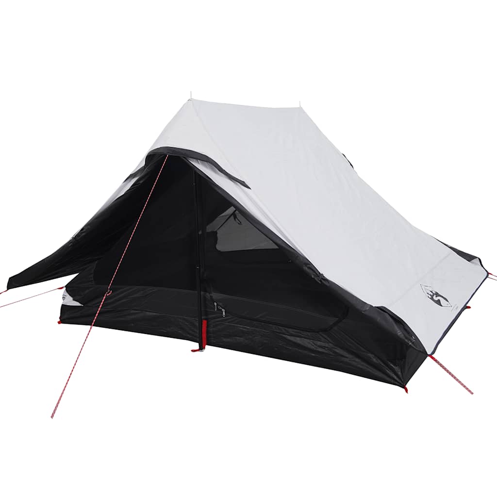 Camping tent, white, two-person, blackout fabric